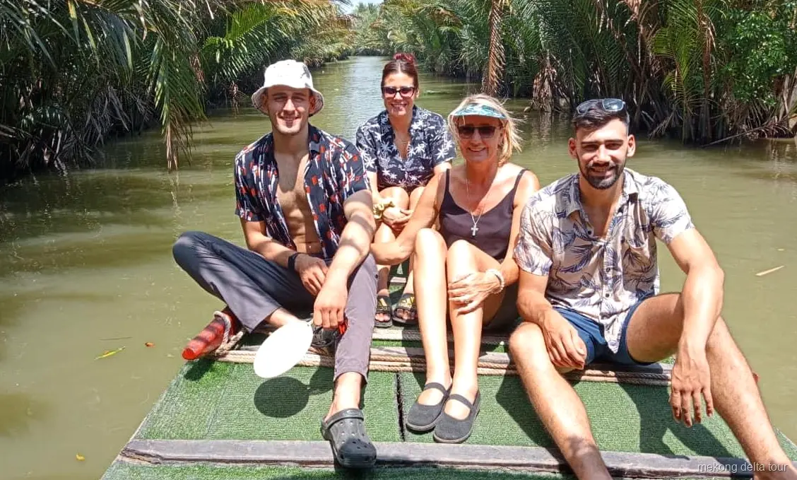 Village life in Can Tho seen on the multi-day Mekong Delta tour