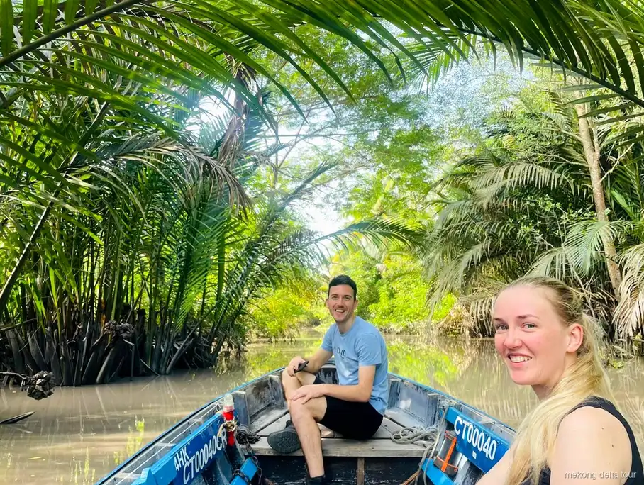 Local noodle workshop visited near Cai Rang Floating Market